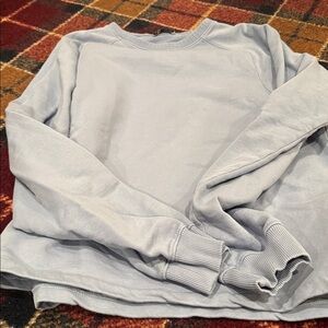 Zara Men's Soft Blue Crewneck sweatshirt size large. Worn once.